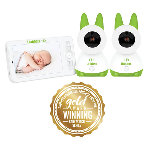 UNIDEN BW6151R+1 SUPER HD 2K 5" SMART BABY CAMERA MONITOR W/ SMARTPHONE ACCESS