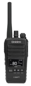 UNIDEN UHF UH755 5W SPLASHPROOF HANDHELD RADIO