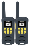 UNIDEN UH105-2 1 WATT UHF CB 80 CHANNEL HANDHELD RADIO 7+ KM RANGE