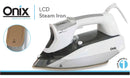 ONIX POWERFUL STEAM IRON w/ LCD DISPLAY 300ml WATER TANK ANTI DRIP