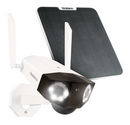 UNIDEN APPCAM SOLO PANO KIT WIREFREE SMART 3K DUAL LENS SPOTLIGHT SECURITY CAMERA