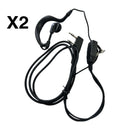 2 X UNIDEN EMX50 GENUINE EARPIECE MICROPHONE TO SUIT XTRAK 50 / XTRAK 50-2TP