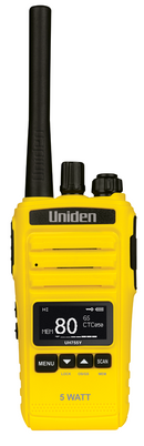 UNIDEN UH755-Y 5W UHF CB SPLASHPROOF HANDHELD RADIO