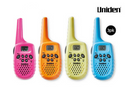 UNIDEN UH25-4 80 CHANNEL MINI COMPACT UHF HANDHELD RADIOS - QUAD COLOUR PACK