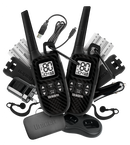 Uniden UH620-2DLX UHF-CB Handheld Twin Pack