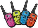 UNIDEN UH35-4 80 CHANNEL MINI COMPACT UHF HANDHELD RADIOS - QUAD COLOUR PACK