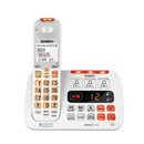 UNIDEN SS E45W VISUAL & HEARING IMPAIRED CORDLESS DIGITAL PHONE SYSTEM