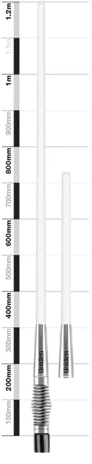 BRAND NEW UNIDEN ATX970W TWIN FIBREGLASS RAYDOME DUAL REMOVABLE ANTENNA