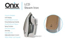 ONIX POWERFUL STEAM IRON w/ LCD DISPLAY 300ml WATER TANK ANTI DRIP