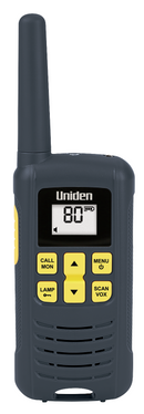 UNIDEN UH105-2 1 WATT UHF CB 80 CHANNEL HANDHELD RADIO 7+ KM RANGE