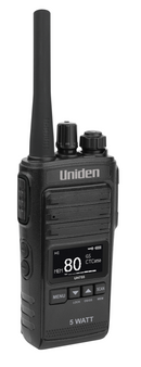UH755-2DLX 5 WATT UHF CB SPLASHPROOF HANDHELD MOBILE RADIO - DELUXE PACK