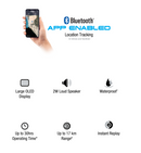 UNIDEN XTRAK 50 PRO 5 WATT WATERPROOF SMART UHF HANDHELD RADIO WITH OLED DISPLAY