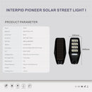 NEW OUTDOOR SOLAR  LED LIGHT 200W MOTION RADAR SENSOR W/ HIGH CHARGING EFFIENCY