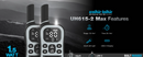 UNIDEN UH615-2 MAX UHF CB HANDHELD 2-WAY RADIO TWIN PACK 80 UHF CHANNELS