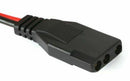 CB UHF RADIO DC POWER CONNECT CABLE LEAD 3 PIN 18 x 6mm FUSED Red/Black 1.2m