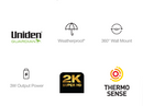 UNIDEN SPS-X SOLAR PANEL DESIGNED FOR APP CAM SOLO-X SECURITY CAMERA RANGE