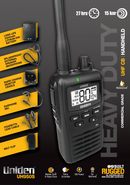 UNIDEN UH950S 5 WATT UHF WATERPROOF CB HANDHELD RADIO 2300MAH LI-ION BATTERY RS