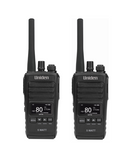 UNIDEN UH755 5W UHF CB SPLASHPROOF HANDHELD RADIO TWIN PACK