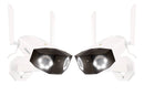 x4 UNIDEN APPCAM SOLO PANO SMART 4K (8PM) DUAL LENS SPOTLIGHT SECURITY CAMERAS