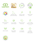 UNIDEN BW6101R SUPER HD 5" SMART BABY CAMERA MONITOR W/ SMARTPHONE ACCESS