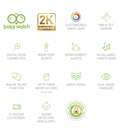 UNIDEN BW6181R SUPER HD 5" SMART BABY CAMERA MONITOR W/ SMARTPHONE ACCESS