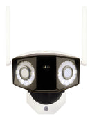 BRAND NEW UNIDEN APPCAM SOLO PANO SMART 4K (8PM) DUAL LENS SPOTLIGHT SECURITY CAMERA