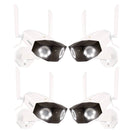 x4 BRAND NEW UNIDEN APPCAM SOLO PANO SMART 4K (8PM) DUAL LENS SPOTLIGHT SECURITY CAMERA