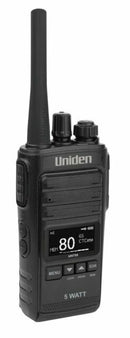UNIDEN UHF UH755 5W SPLASHPROOF HANDHELD RADIO