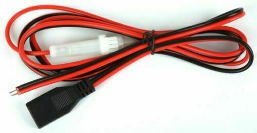 CB UHF RADIO DC POWER CONNECT CABLE LEAD 3 PIN 18 x 6mm FUSED Red/Black 1.2m