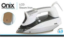 BRAND NEW ONIX POWERFUL STEAM IRON w/ LCD DISPLAY 300ml WATER TANK ANTI DRIP