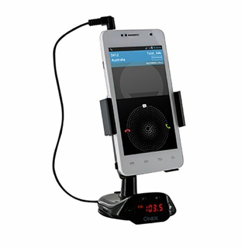 BRAND NEW ONIX FM TRANSMITTER WITH STAND CAR MOUNT WIRELESS USB AUX-IN SD CARD
